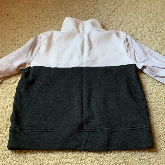 EUC J. Crew Factory quarter zip color block sweatshirt - Picture 6 of 6